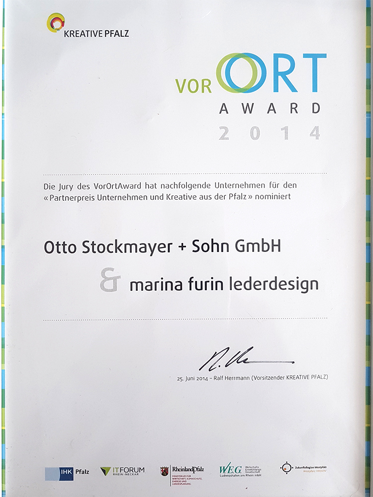 Marina Furin Berlin Künstlerin Designerin Taschen Accessoires Kunst Bags Jewelry Art Vor Ort AWARD 2014 
